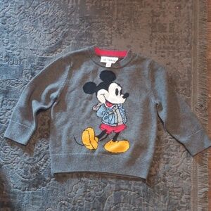 Baby Gap + Disney Mickey Mouse 100% Cotton Knit Sweater | Size 24 moths